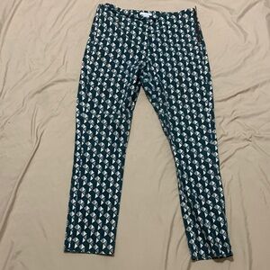 H&M Geometric Print Straight Leg Pants
